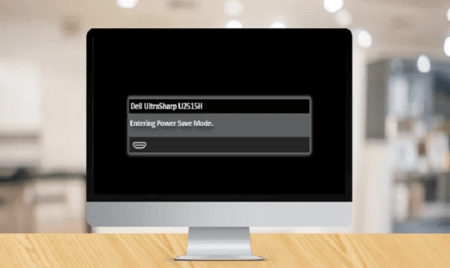 Entering Power Save Mode on Dell Monitor