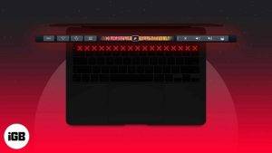 Common Touch Bar Glitches