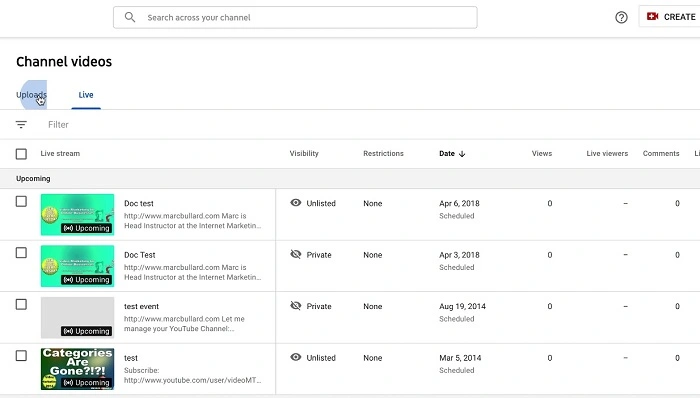 Additional Tools YouTube Studio Filters 1