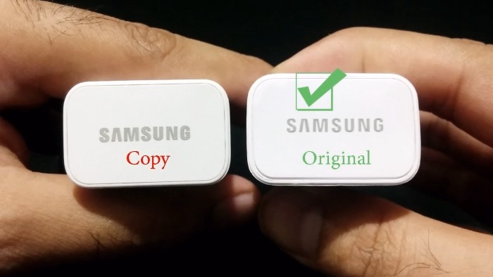 How to Identify a Genuine Samsung Charger