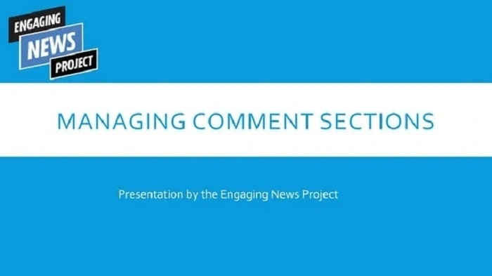 Managing Your Comment Section