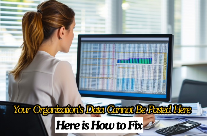 What the Heck Does Your Organizations Data Cannot Be Pasted Here Mean